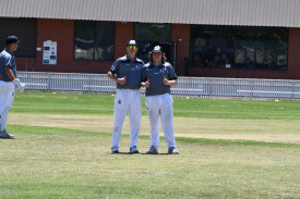 Elliot Cullinan and Cooper Cahill having a good time.