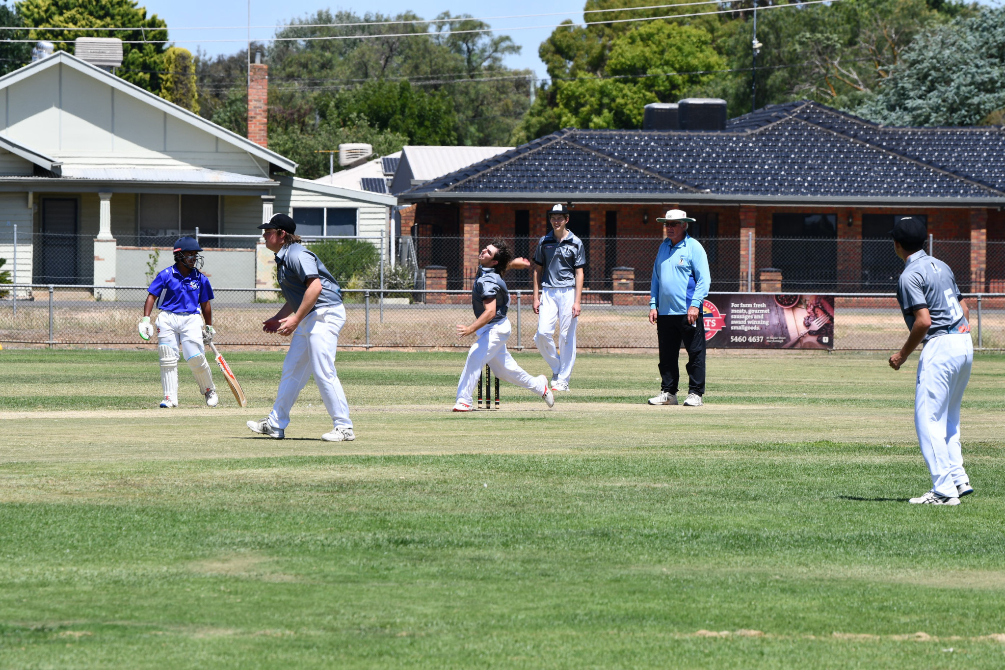 Sam Ross bowling for the MDCA against the Grampians on Tuesday.