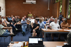 More than 50 residents attended Wednesday night’s meeting.