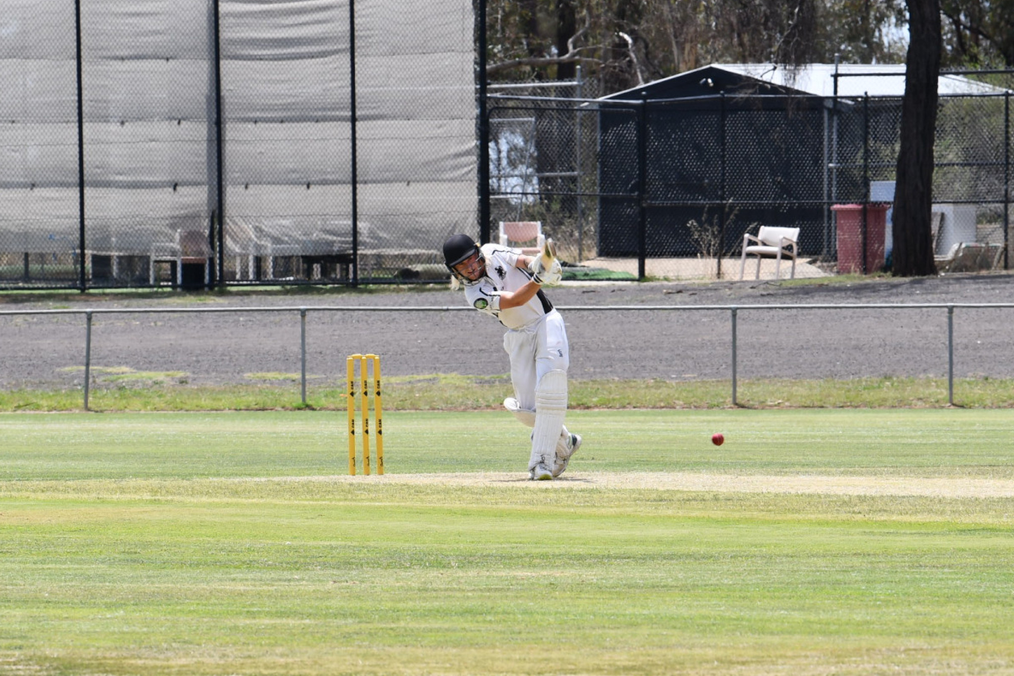 Jude McGuire and the rest of the Clunes lineup will look to get their first win of the season against Beaufort.