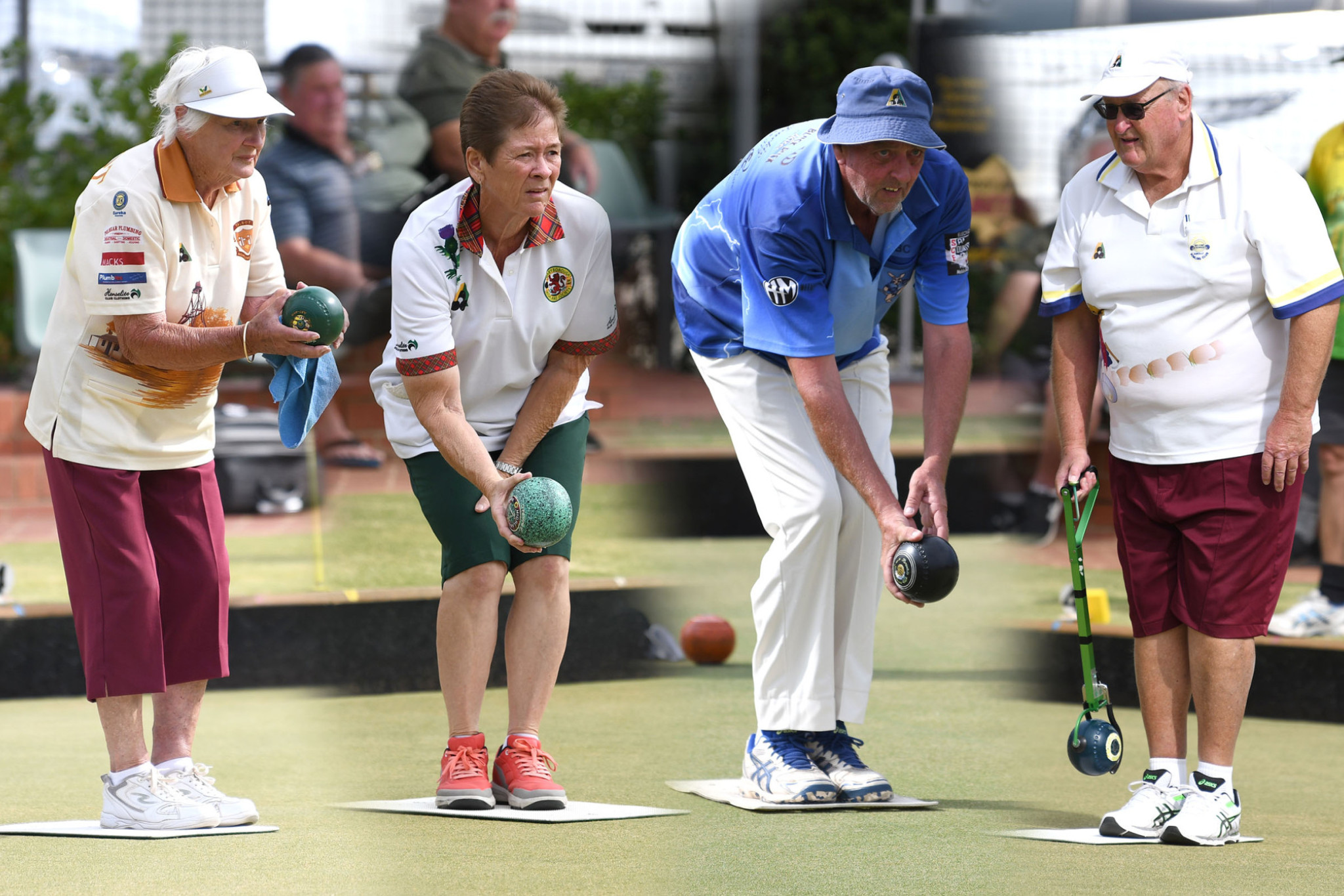After an exciting day’s play on Sunday, the Champion of Champion’s finals are now set. Barbara Crossley will take on Leanne Wallis and Bill Burnett will face Chris Williams.