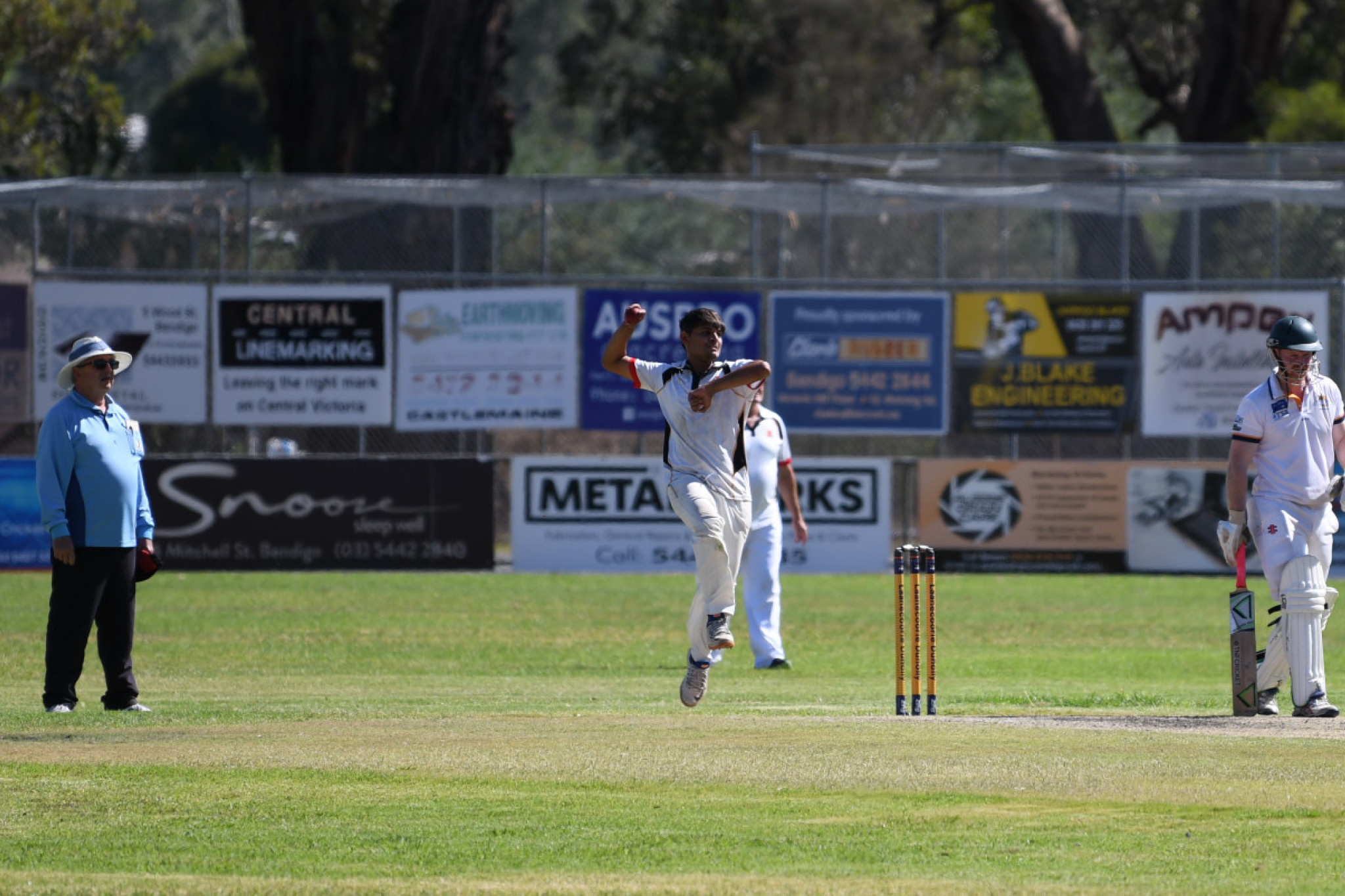 Ritik Yadav caused some major problems for Laanecoorie Dunolly in their run chase.