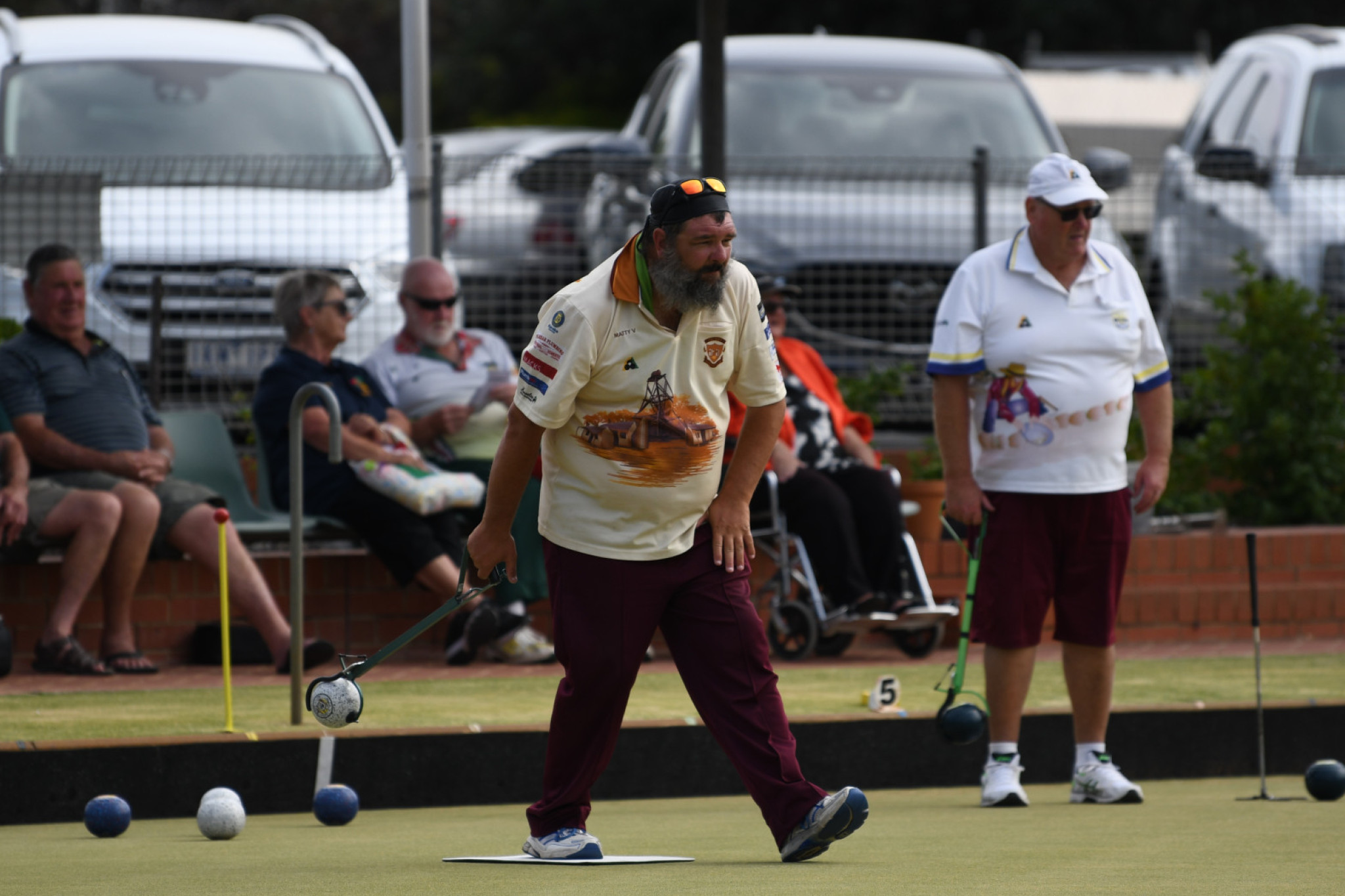 Matthew Vernon was looking to defend his title on Sunday.