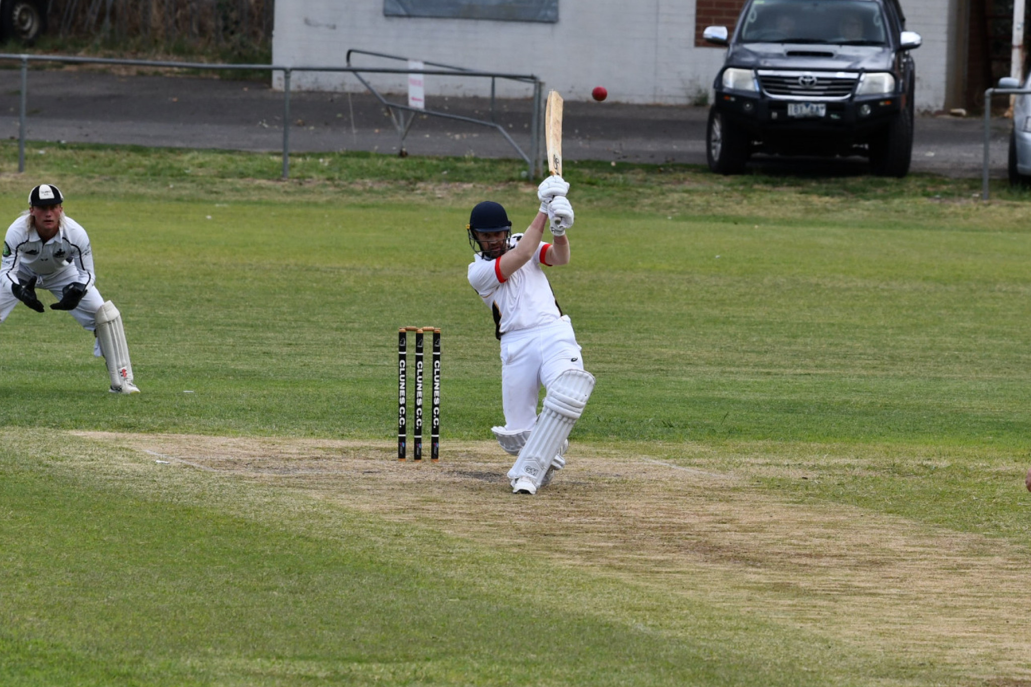 Chris Lee looks to add late runs for Carisbrook.