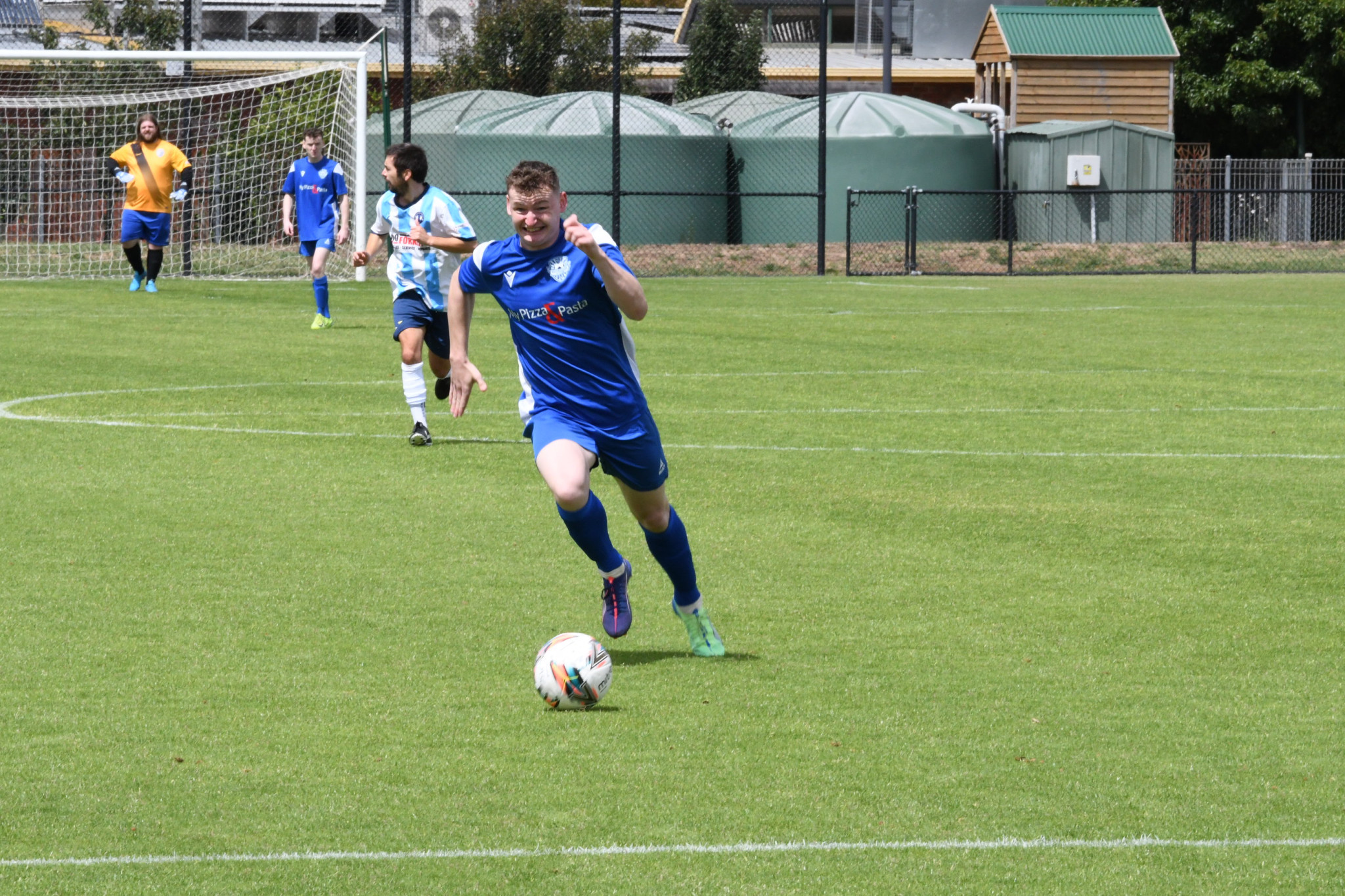 Riley Gardam and the Maryborough Soccer Club gave a strong account for themselves in the club’s first Dockerty Cup fixture despite being knocked out.