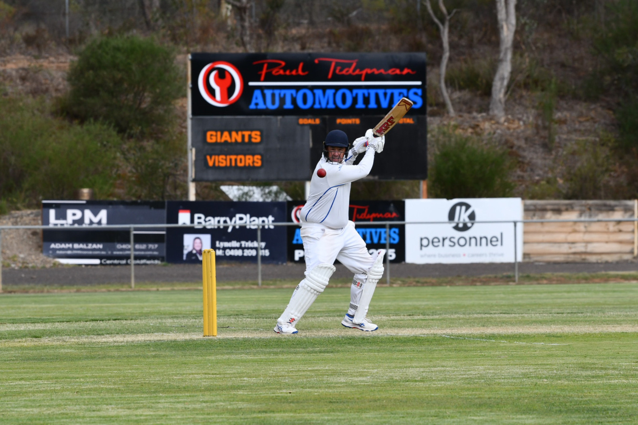 Dayne Baker plays a shot for Colts.