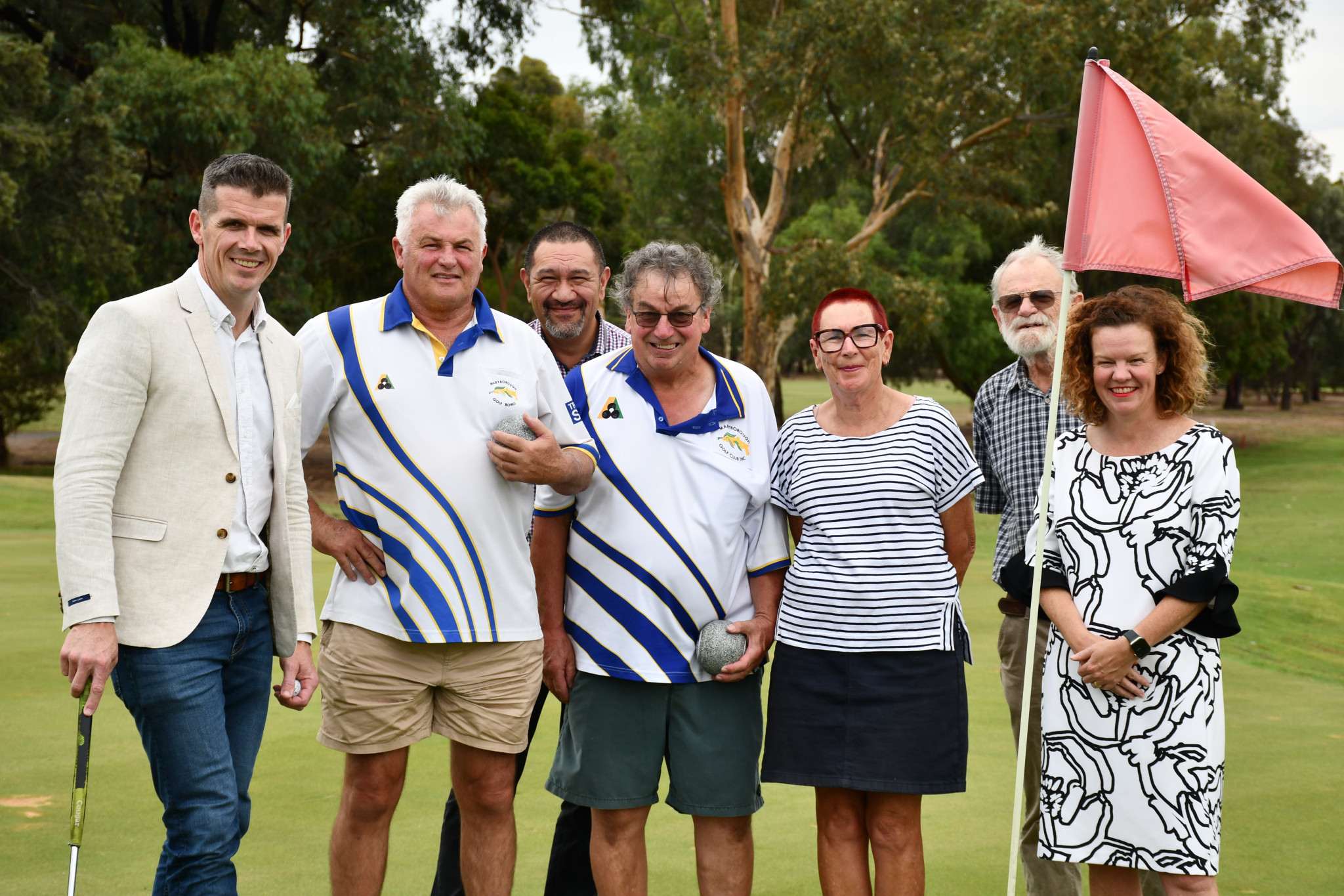 Everyone is encouraged to join Jason Baker, Jeff Smith, Bonaventure Tai, Geoff Mottram, Raeleen Brooker, Paul Flowers, and Nickola Allan for this year’s MDHS Charity Golf Day.