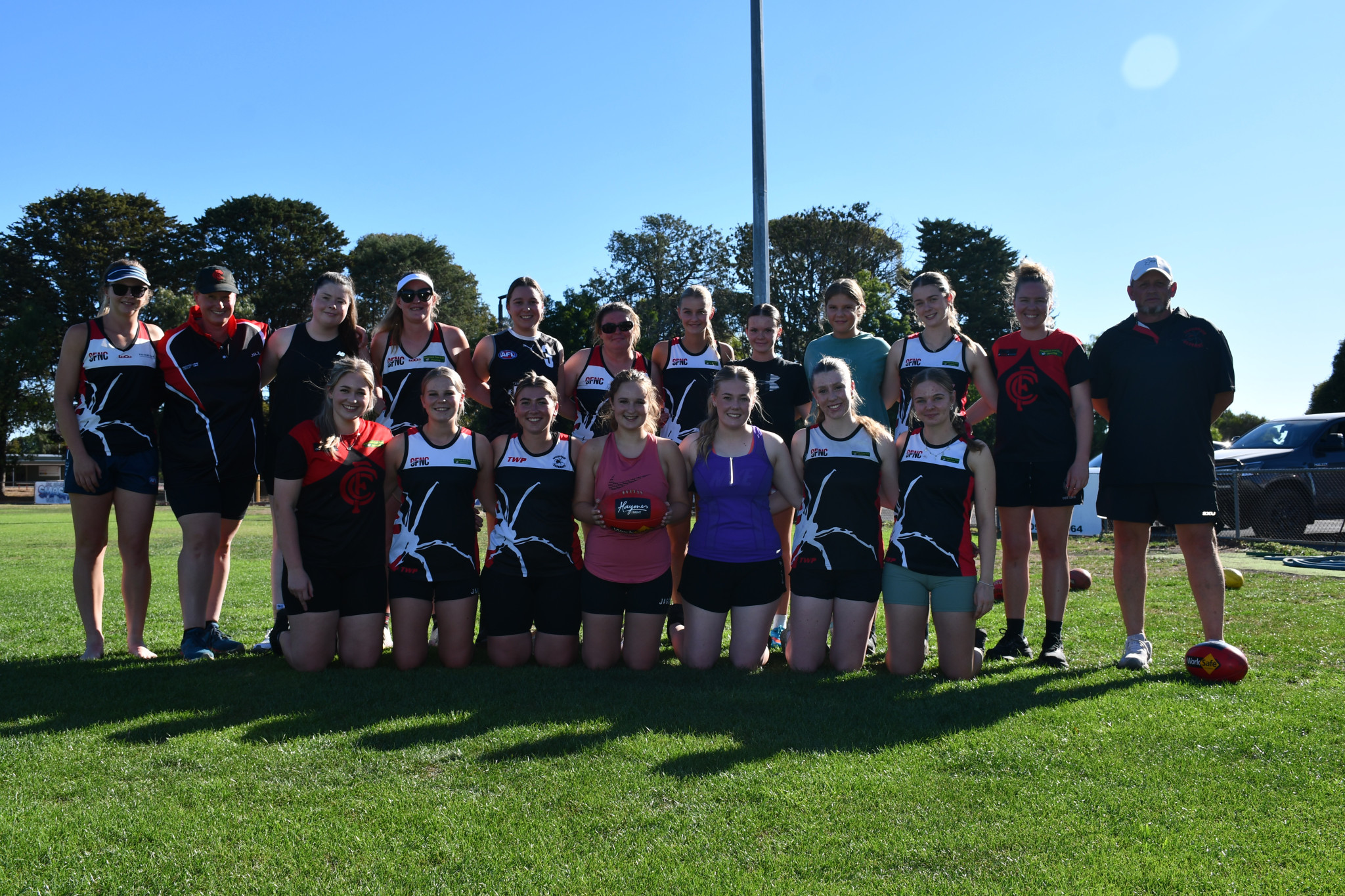 The Carisbrook Lady Redbacks are ready to bring a venomous bite to season 2025.