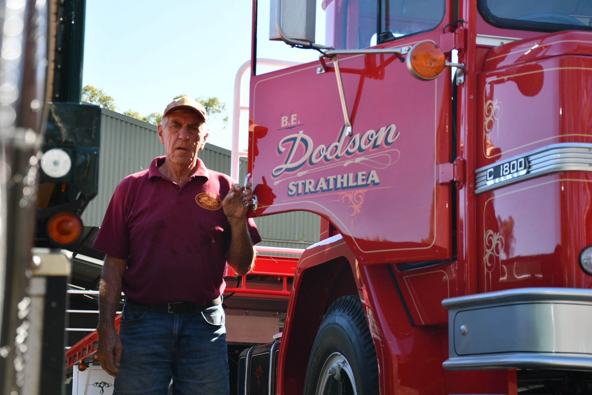 Barry Dodson’s trucks are carefully restored to better than factory — taken from workhorses to showpieces in the machinery’s retirement.