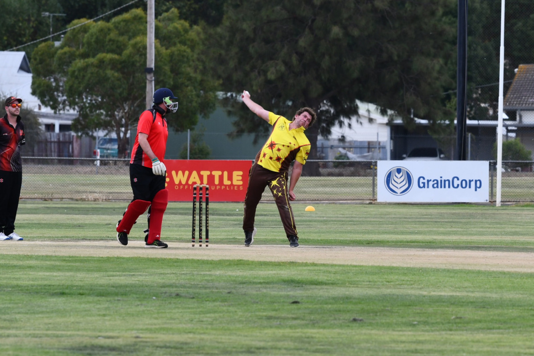 Anton Roche caused some damage for Talbot against Carisbrook, collecting two wickets.