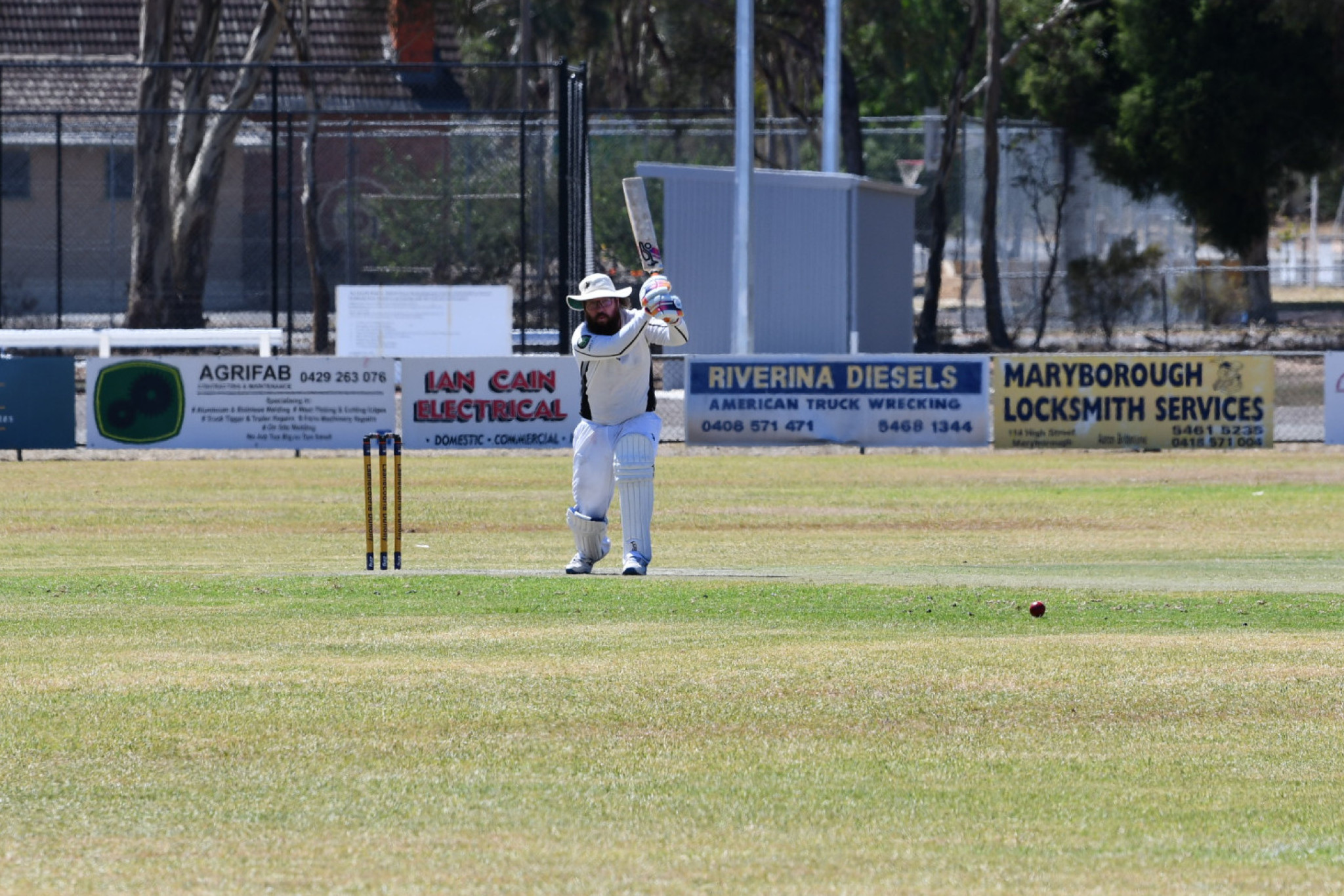Brenton Jones fought hard for Clunes, scoring 22.