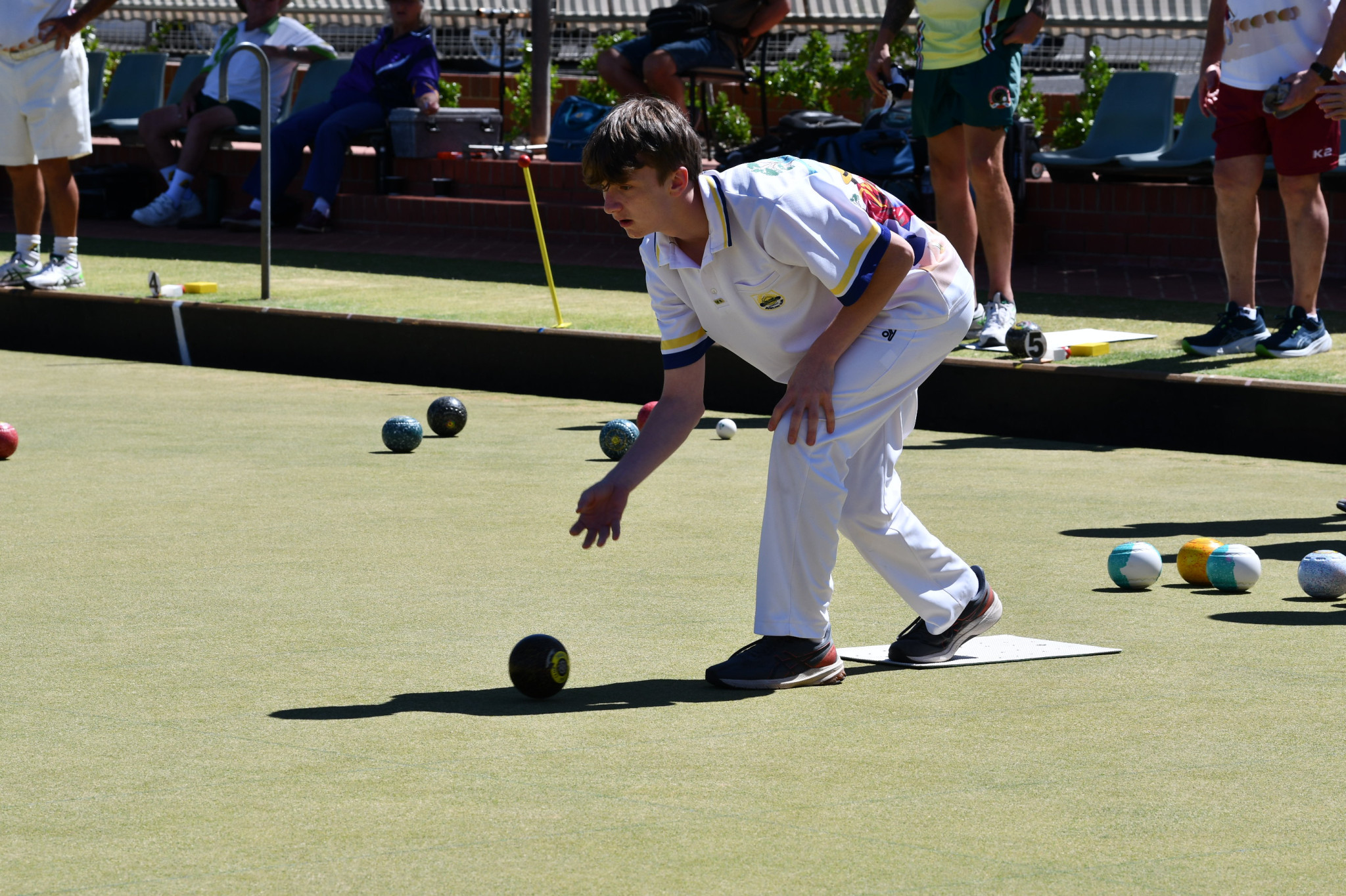 Corey Parker in Dunolly Blue’s victory over Tartan.