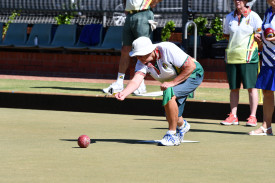 Tilleke Wadeson bowls in Tartan’s victory.