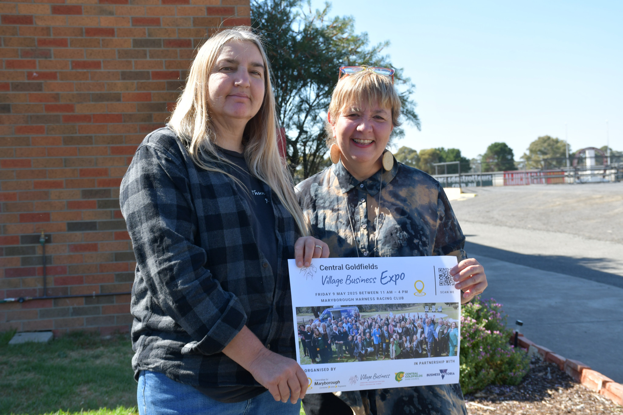 Kerrie Dowling and Luz Restrepo OAM’s partnership reflect the skill sharing fostered at the Central Goldfields Village Business Expo.