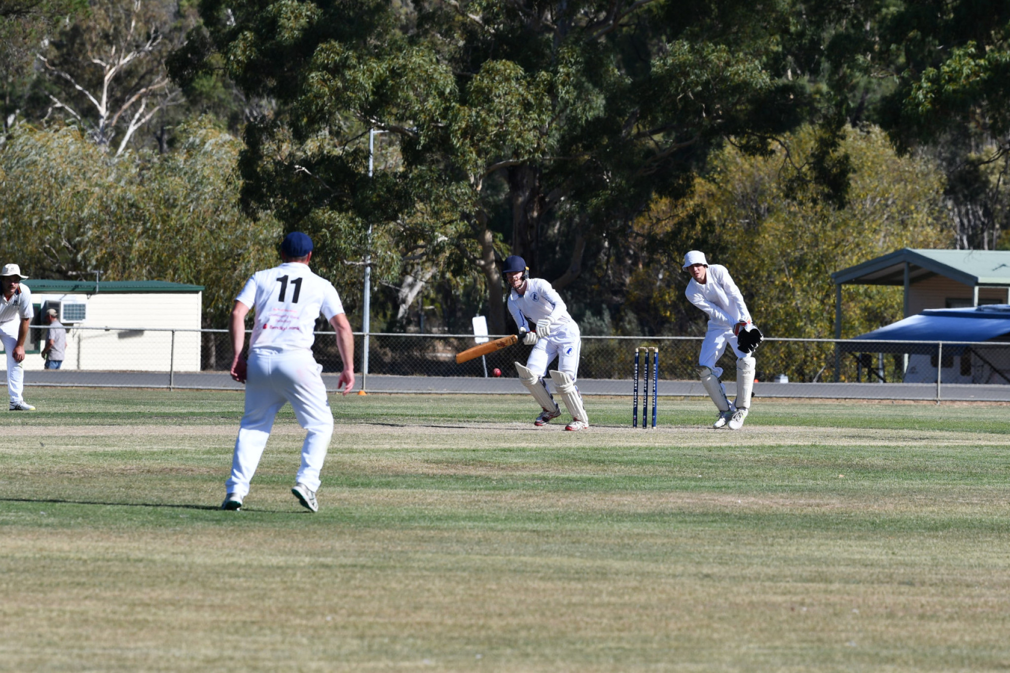 Luke Tatchell continued his contributions from the bat to the gloves on Saturday.