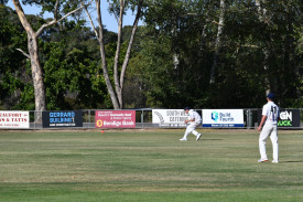 Lachlan Oddie holds on to a catch for Beaufort.