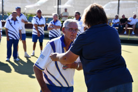 Bob Barby awarded his premiership medal.