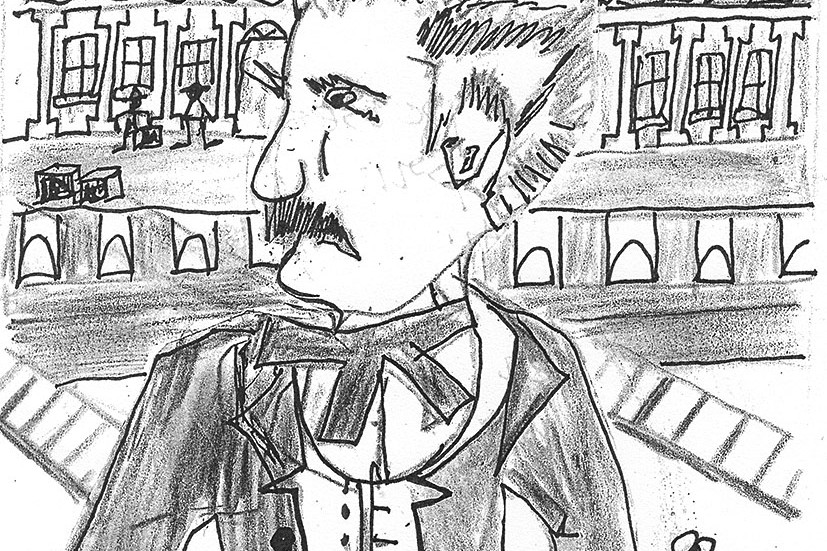 Mark Twain, by Brian Lennen.