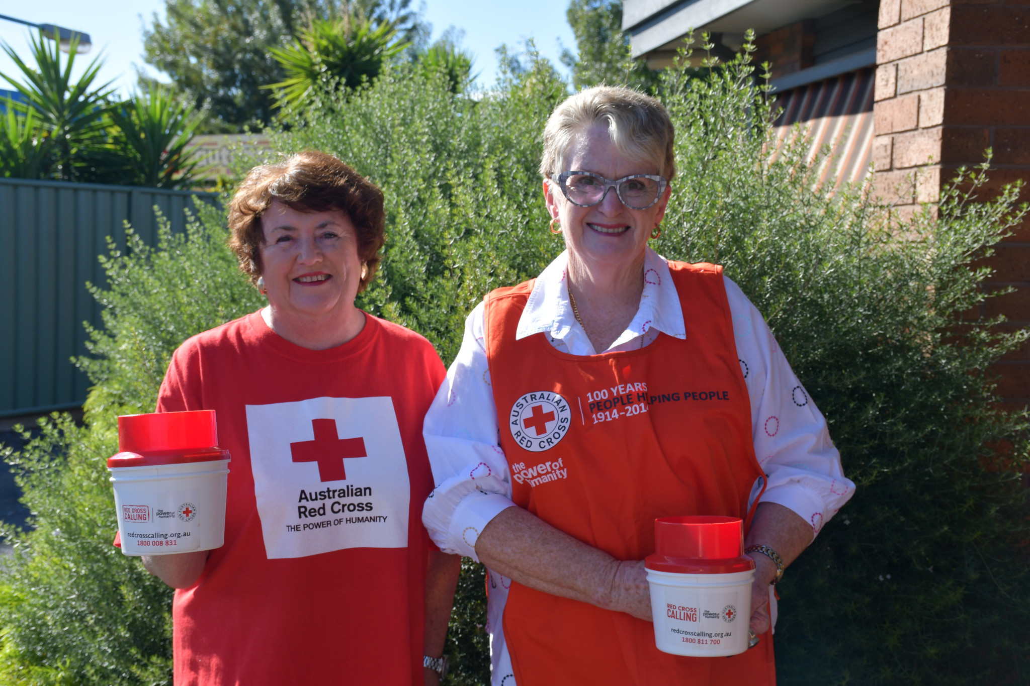 You will pass by Kerri Long and Karen Aston on High Street this Saturday as they collect much needed Red Cross donations.