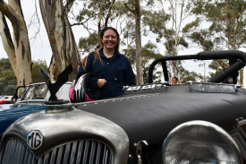 Kristy Stafford returned to defend her title as fastest woman for the last three years.