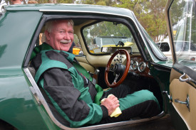 Barry Callanan came all the way from Moama to have his shot at the sprint.