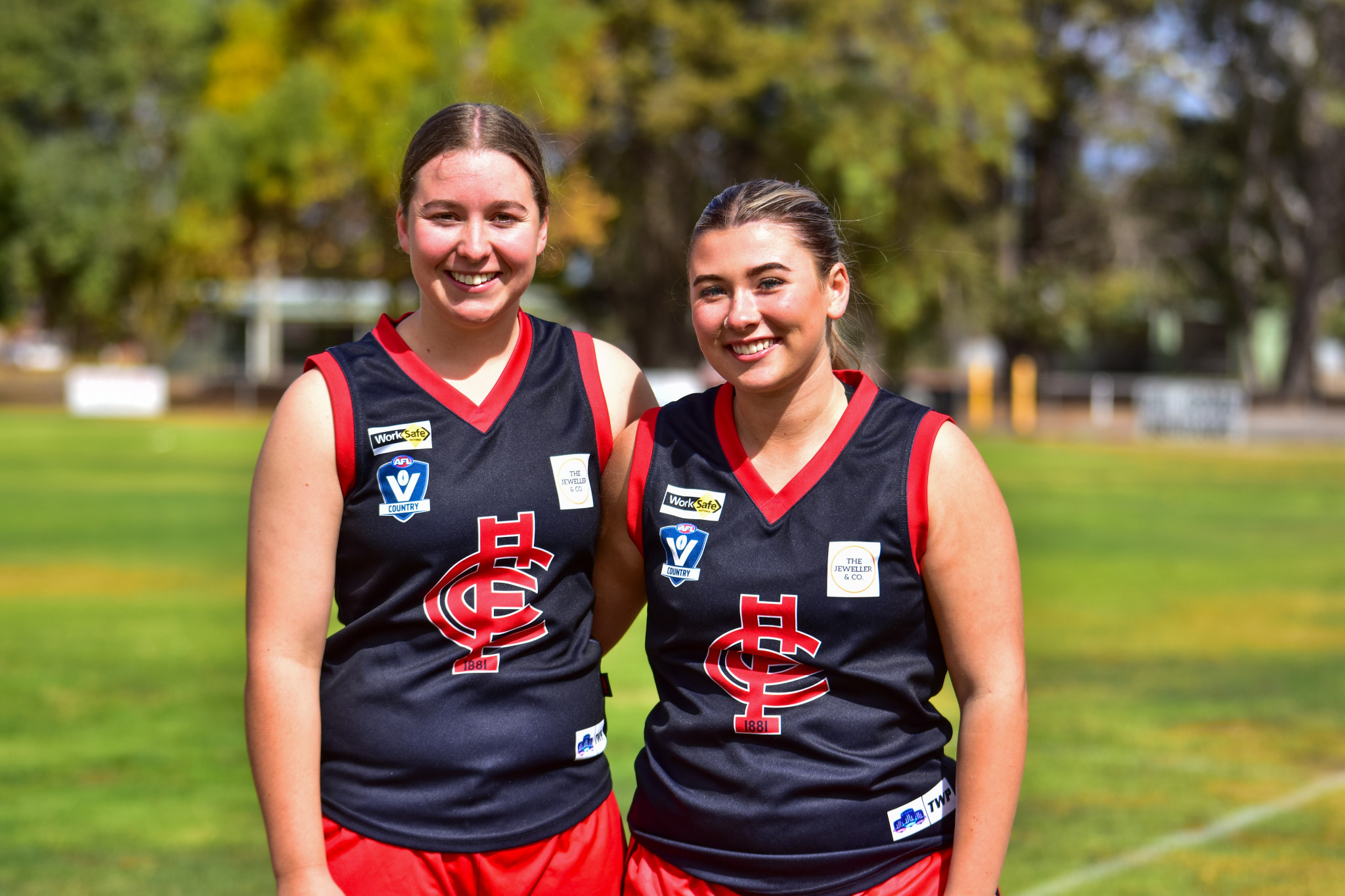 The Lady Redbacks’ Olivia Butler and Zeanna Cassells marked their 100th and 50th games respectively for Carisbrook on Sunday.
