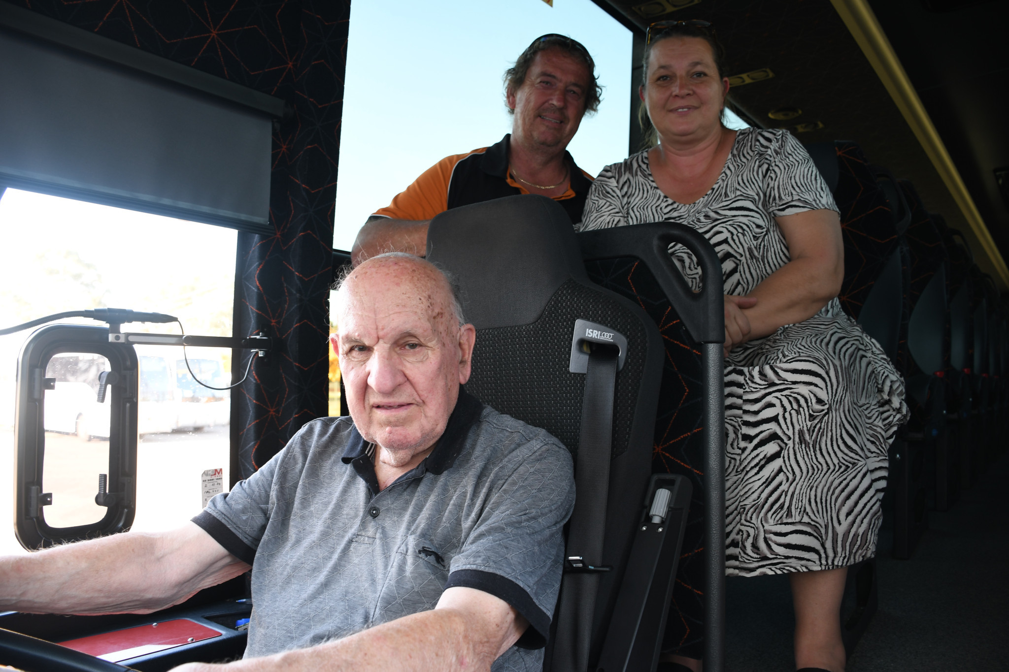 Peter, David and Natasha Maffescioni are on board for many more years of tours throughout the community.