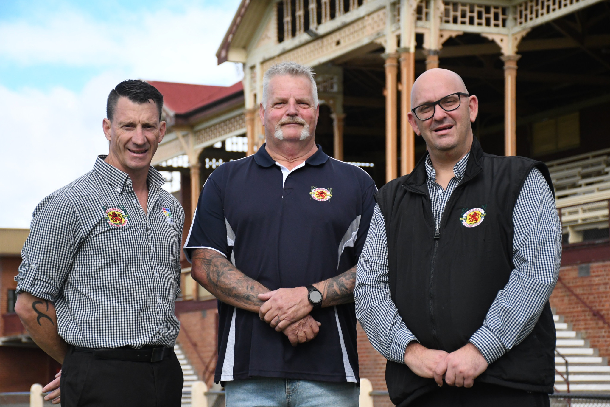 The Maryborough Highland Society’s Nick Weaver, Andrew Rae and Malcolm Blandthorn are excited to welcome the Victorian Pipeband Championships to Princes Park next weekend.