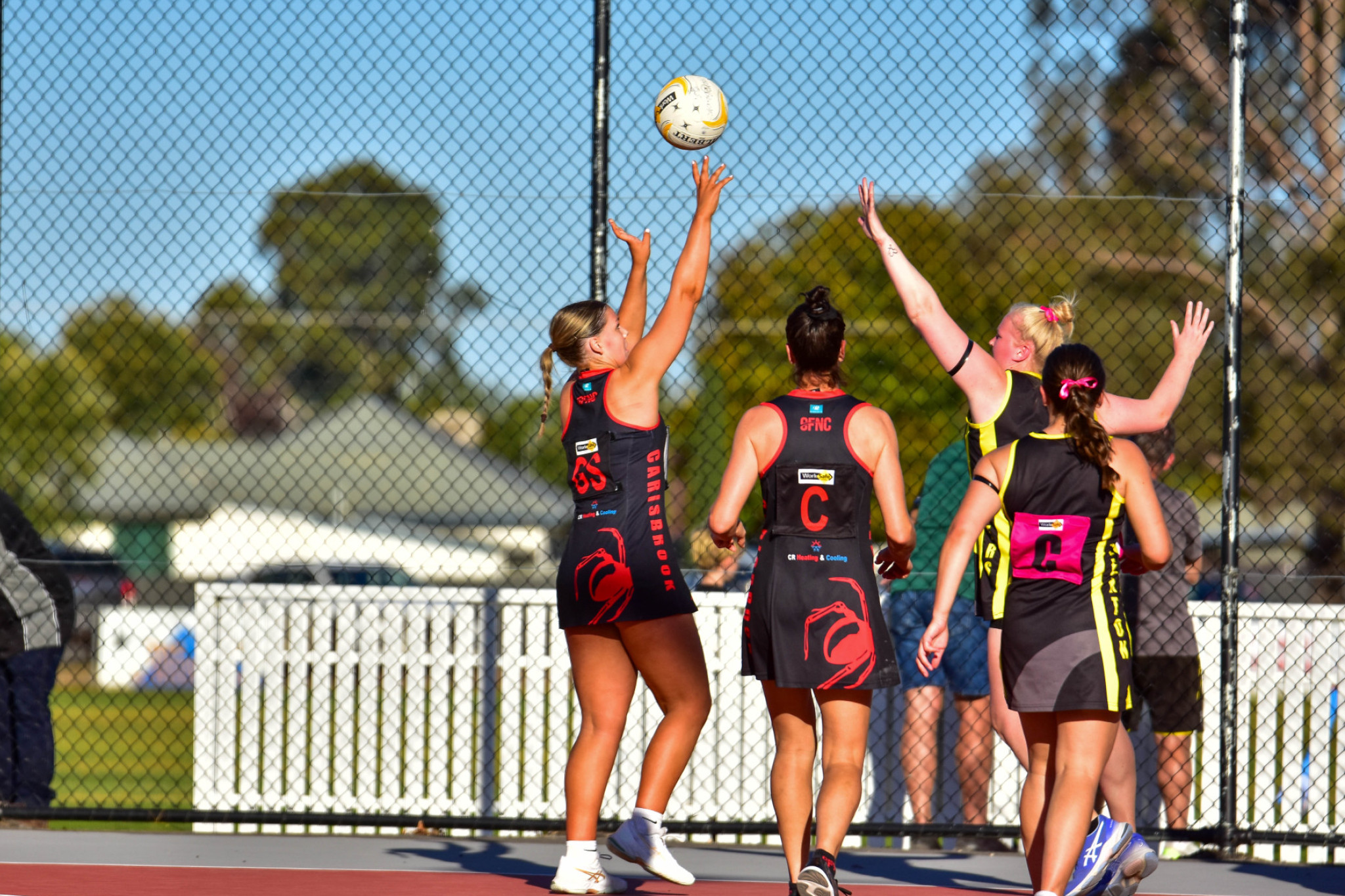 Carisbrook’s Abbey Nalder was once again a powerhouse for the home side.