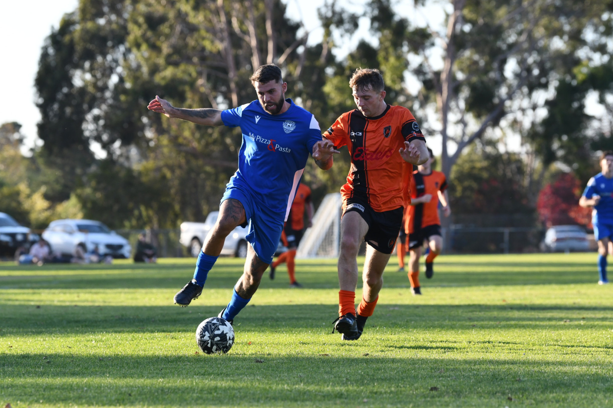The Maryborough Soccer Club brought the attack to Jubilee Oval, including advances from Brett Davey, however couldn’t find the opening as they went down 5-0 to the Corangamite Lions.