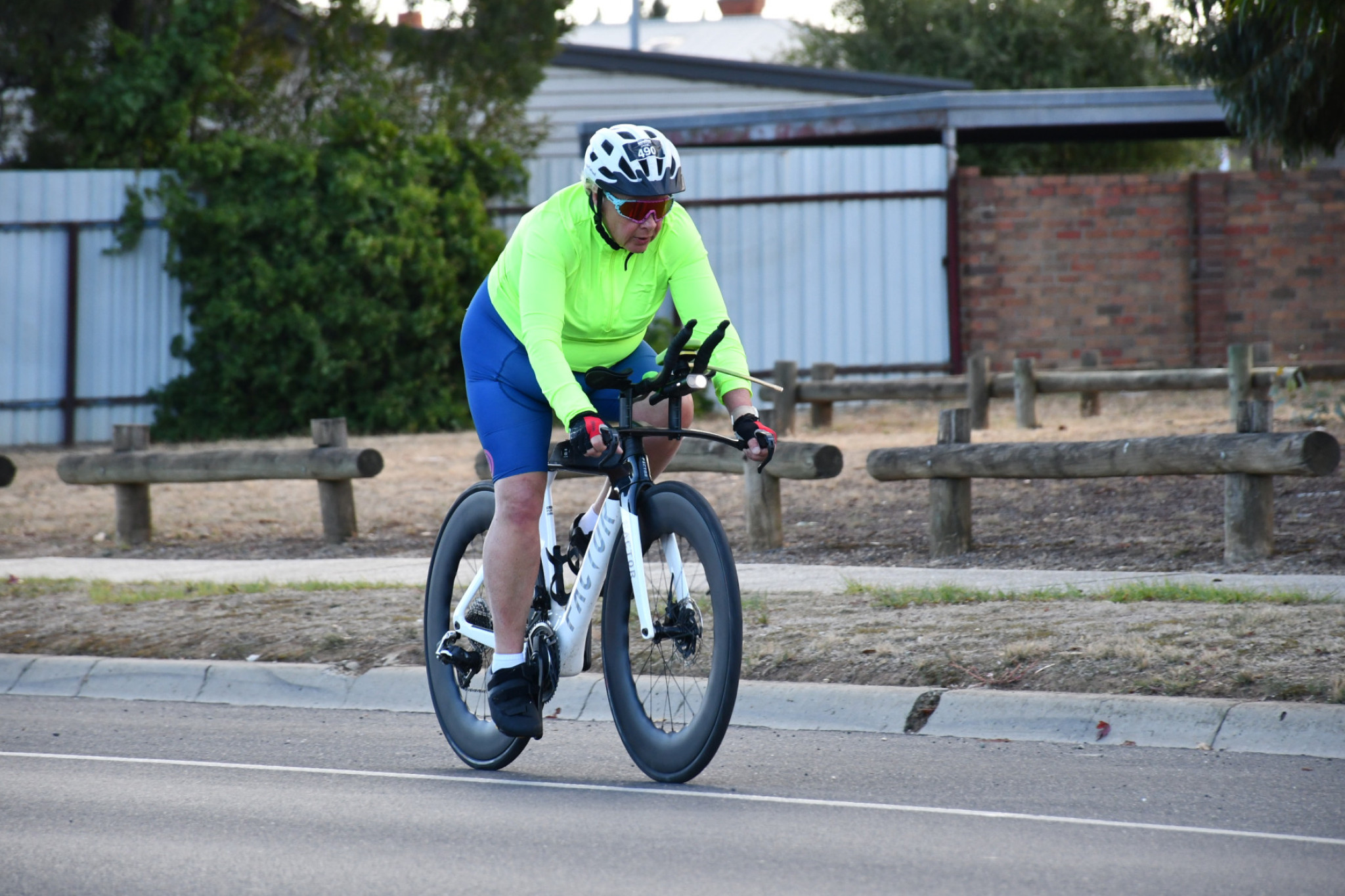 Jane Anderson was on a mission with the bike.