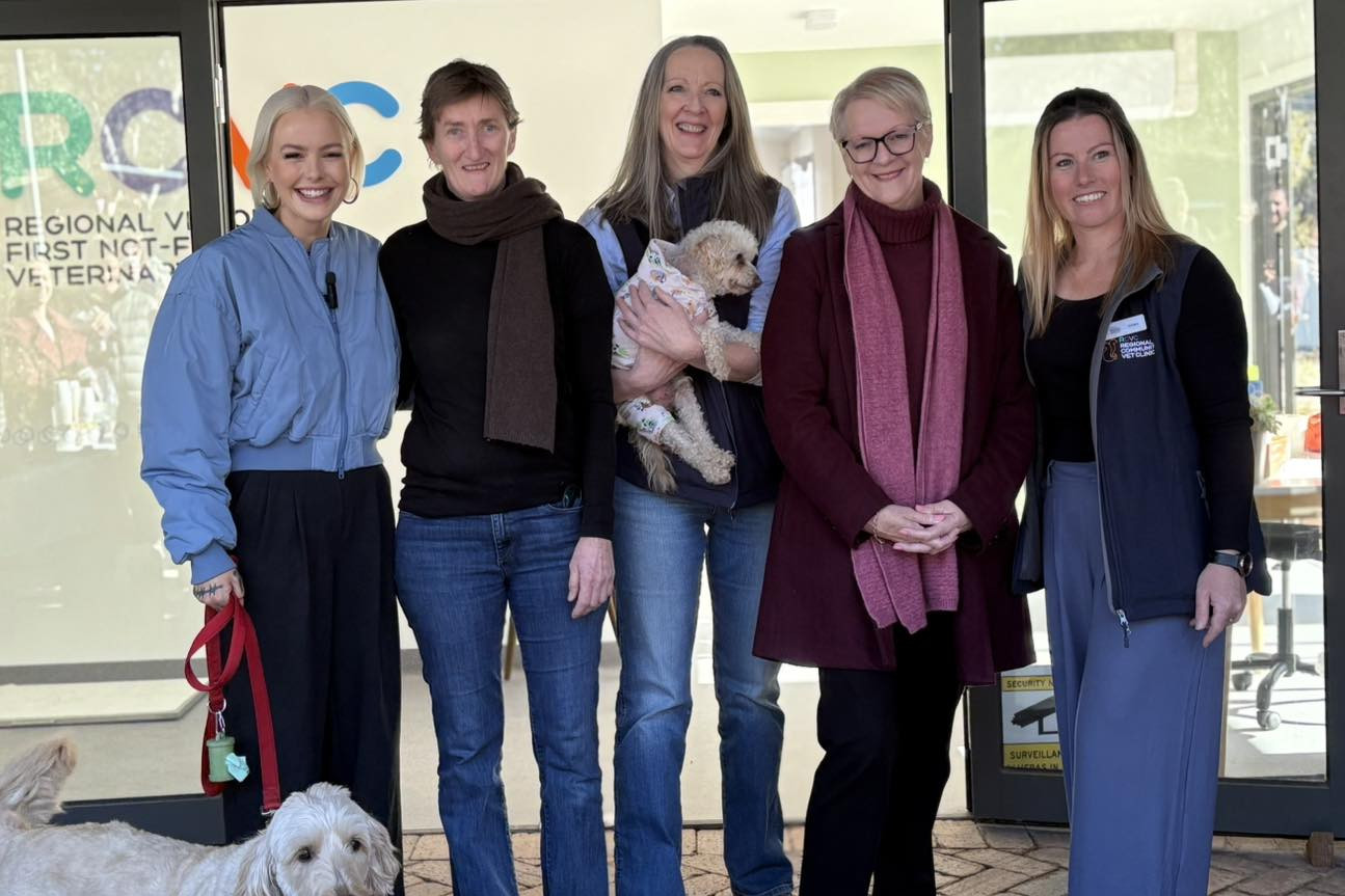 The recently opened Regional Community Vet Clinic is the first not-for-profit community funded vet clinic in regional Victoria.