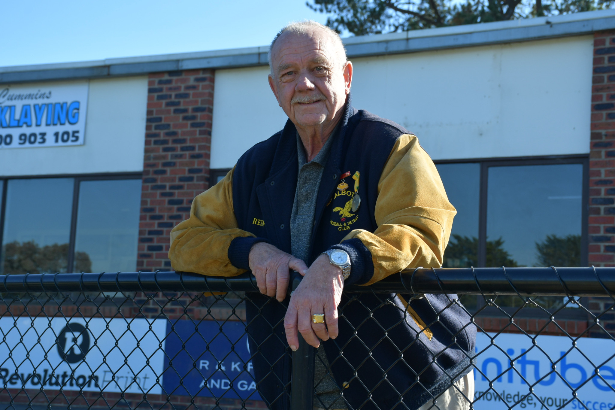 Reiny Gunther has dedicated half a century to Talbot Football Netball Club.