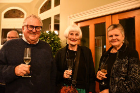 Des Boucher, Gail Rice and Ann Byrne had a great time.
