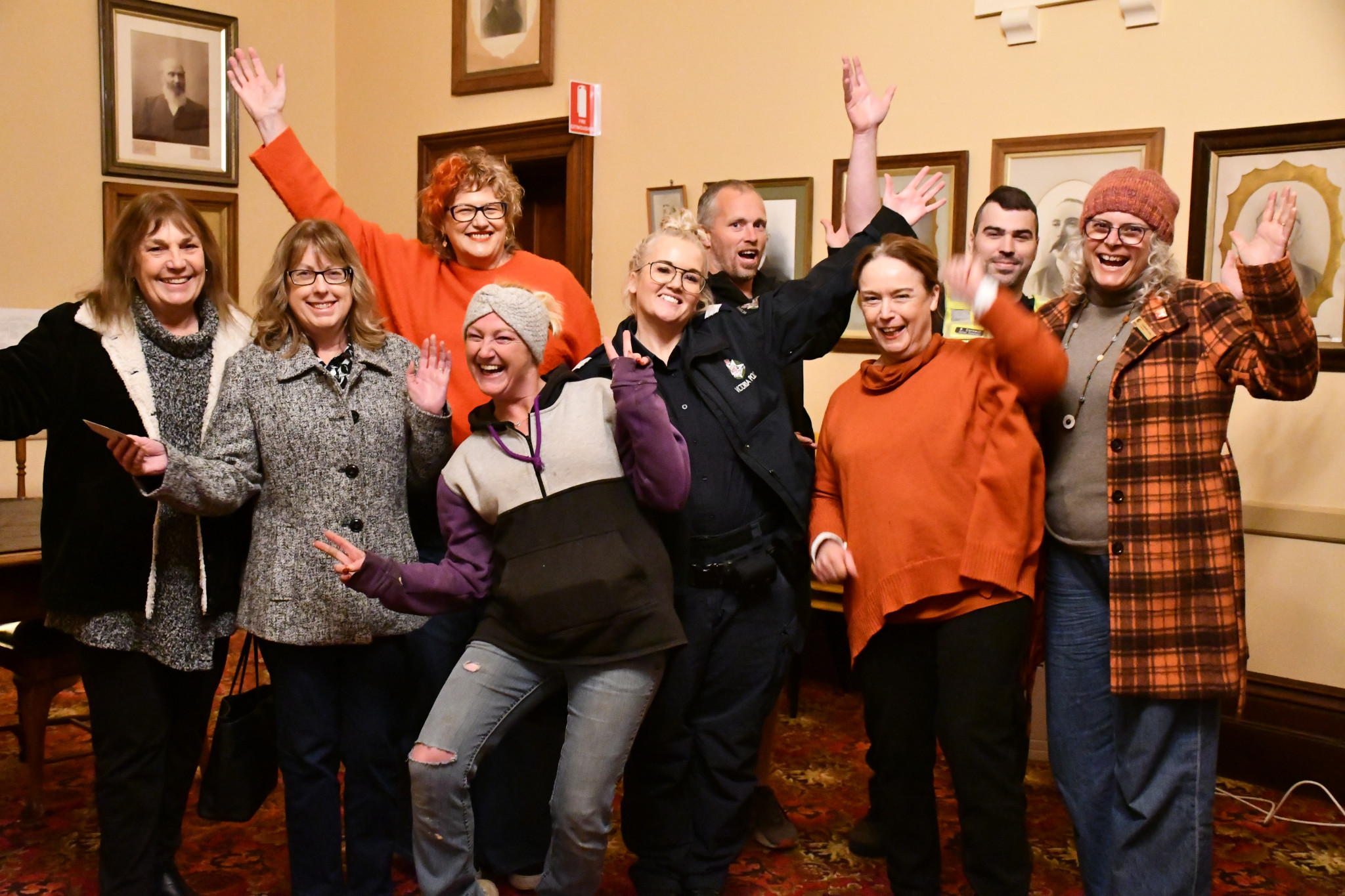 Neighbourhood Watch Victoria, local police, councillors, and Dunolly residents came together to learn how they could improve local safety.