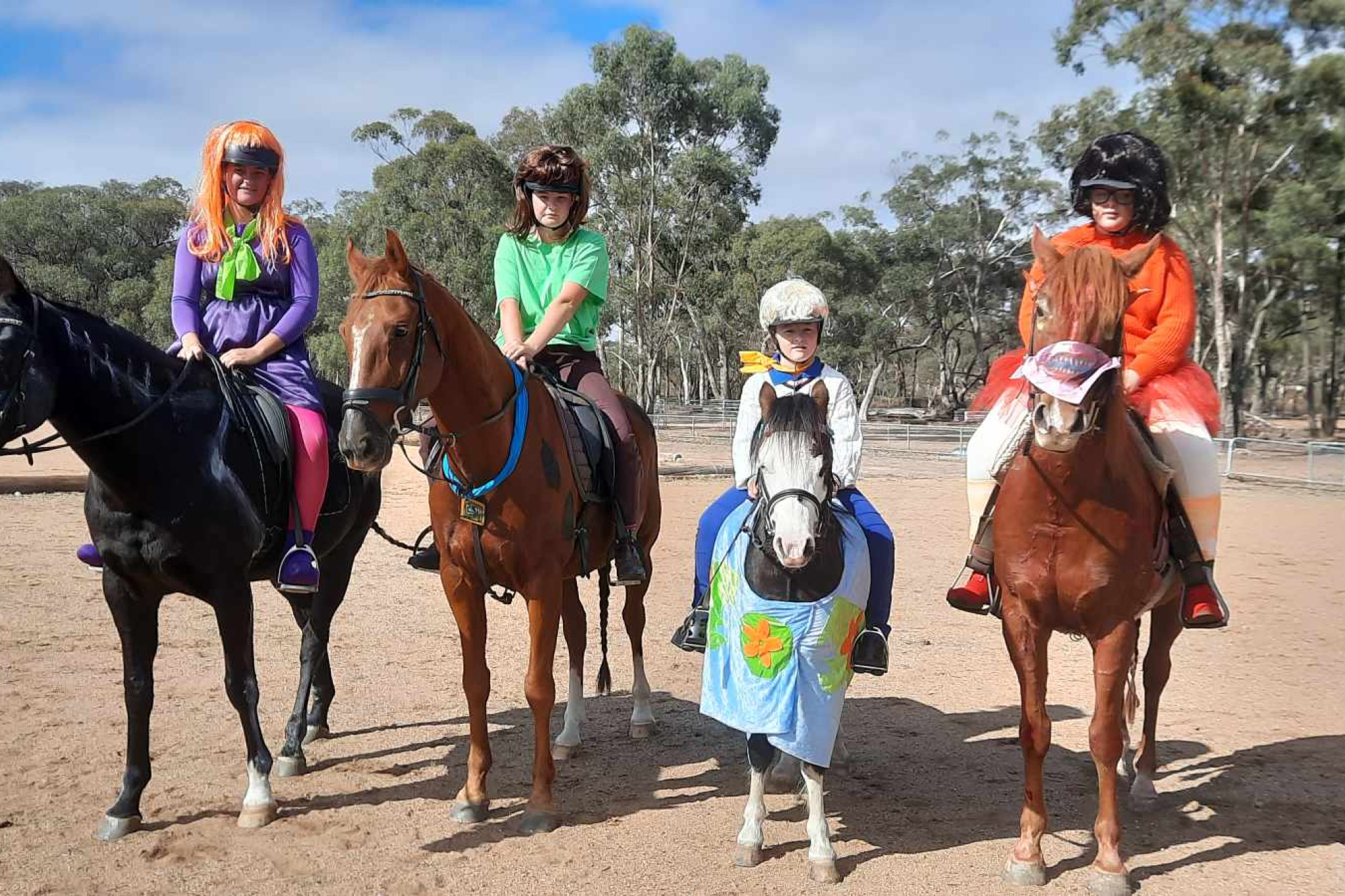 The Bealiba Pony Club Musical Team. Photo Supplied.