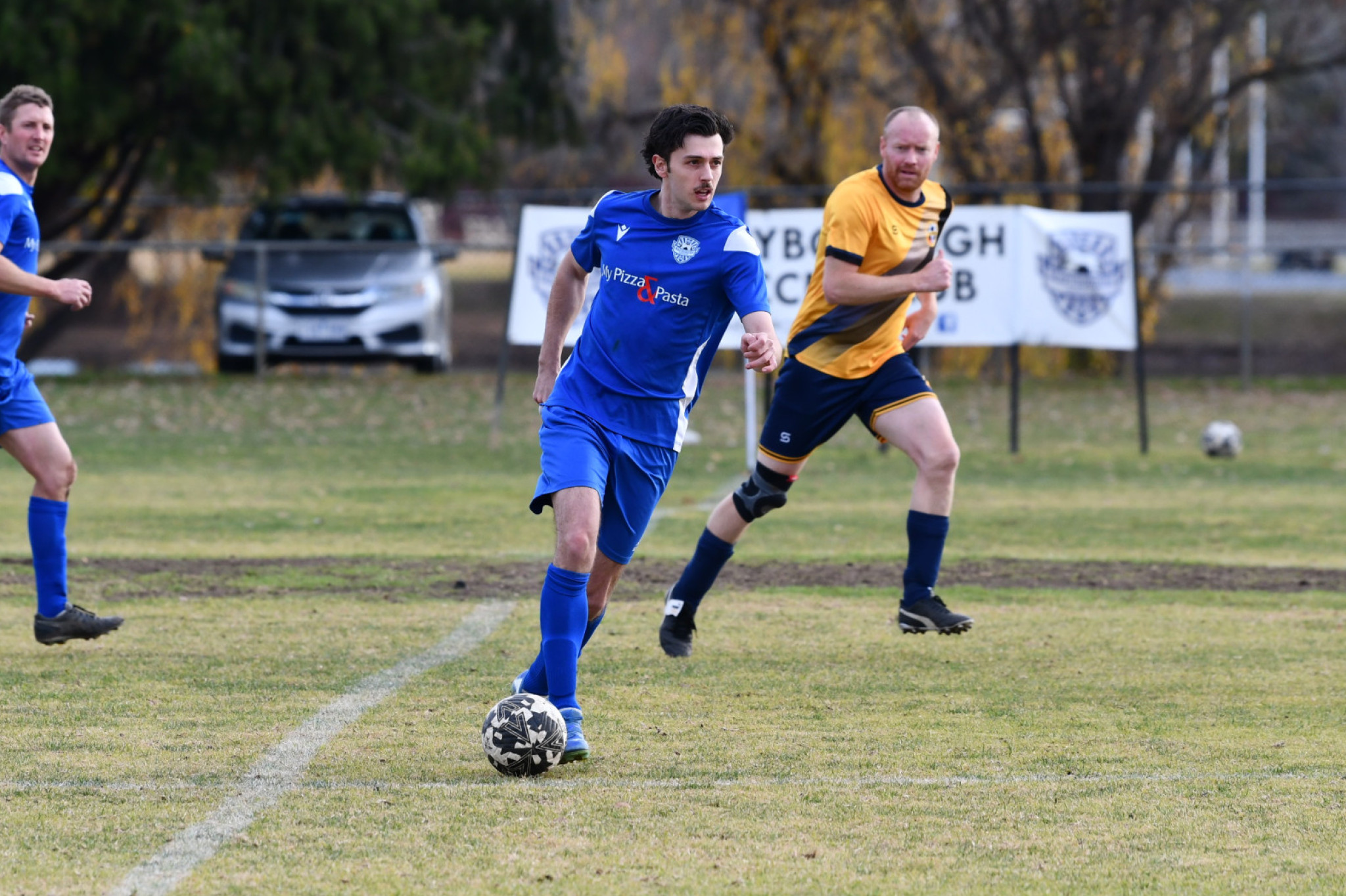Julian Callea was back on the scoresheet for Maryborough on Sunday with two goals.