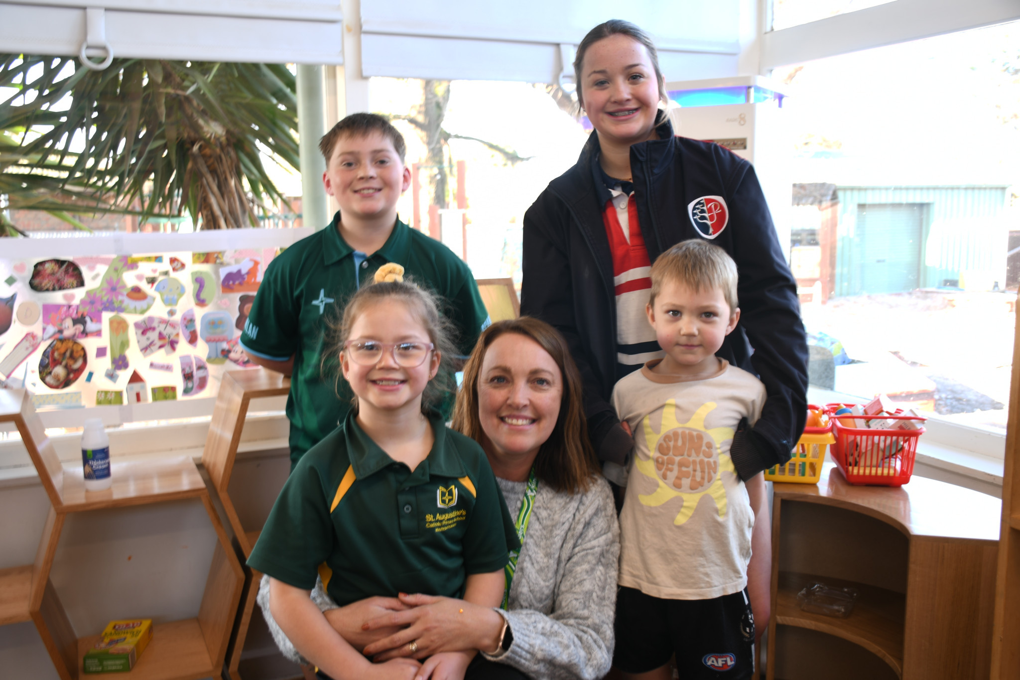 Sherelle Mortlock has taught multiple siblings from the same household in her class, including Hardy, Airlie, Maylah and Vann. 270625 14