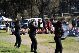 The event opened with a performance by the Jungle City Dance Group.
