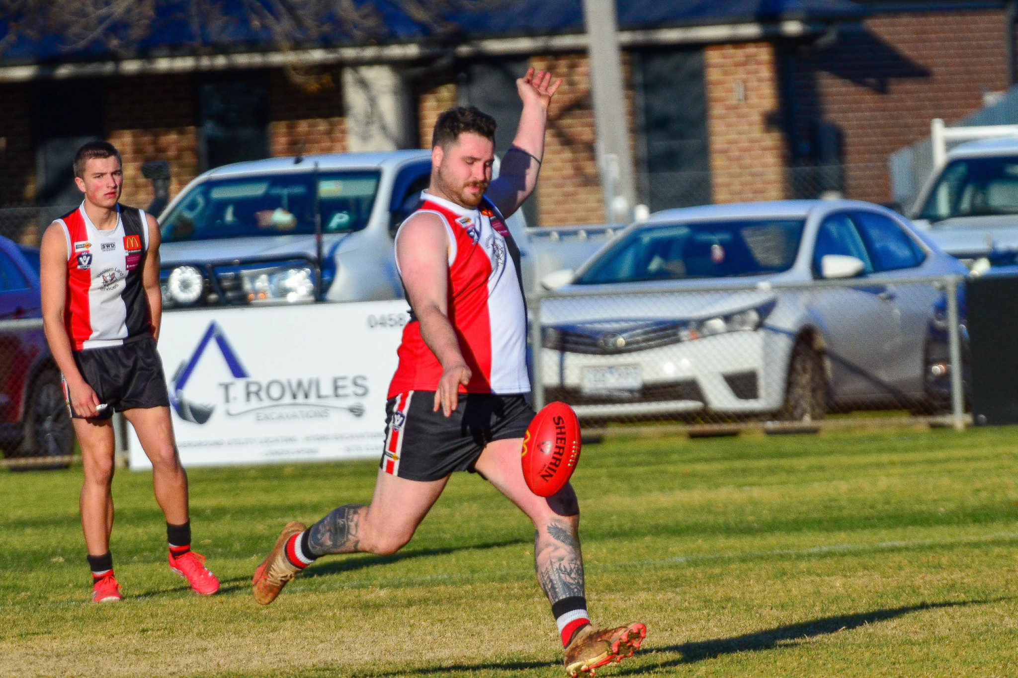 Trentham star Joel Cowan wasted no time making an impact on his return.