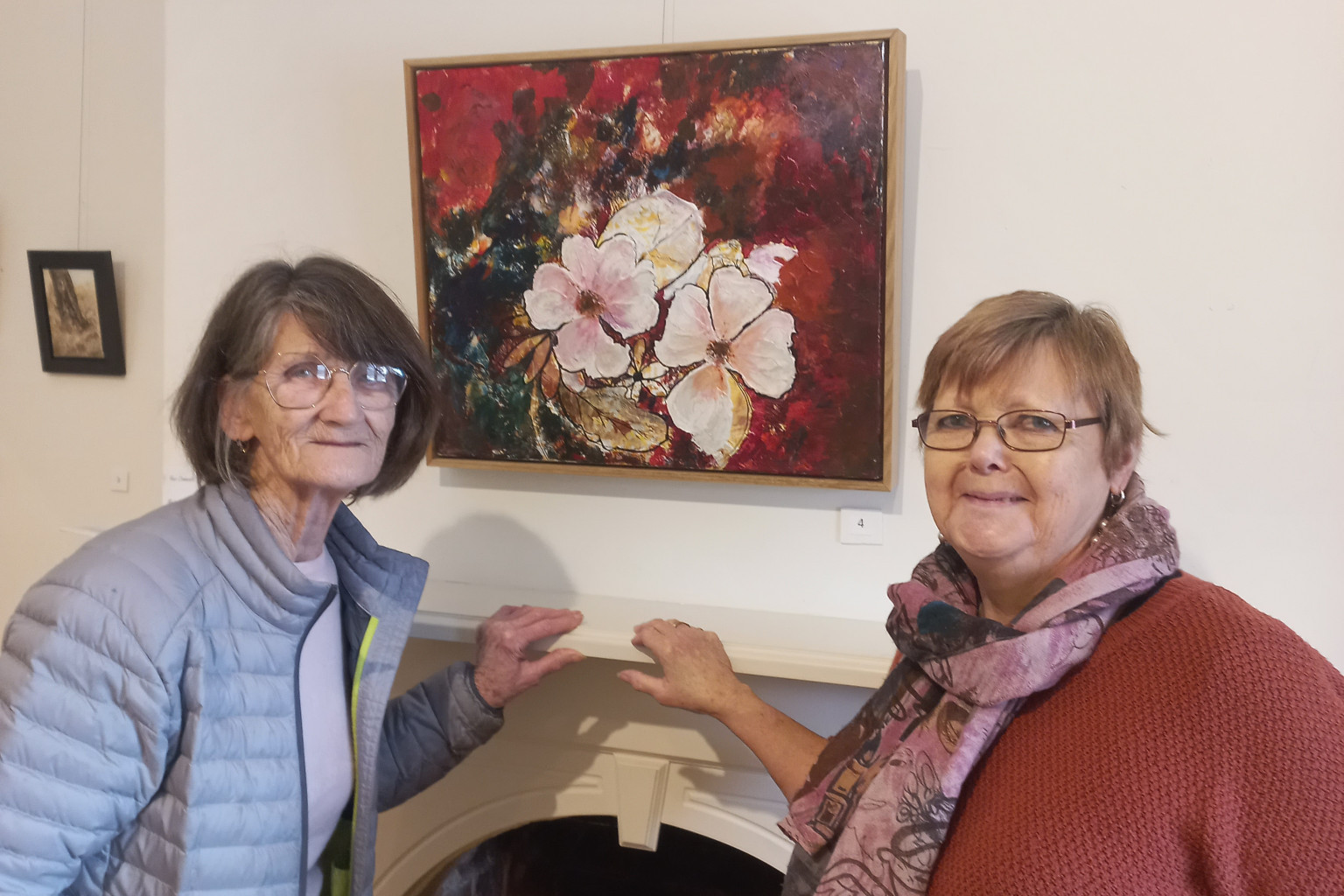 Talbot Art Group members Fran Tulk and Juliette Jose are just some of the artists sharing their creativity with the local community. Photo: Supplied.