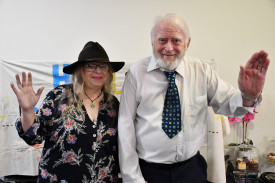 Dunolly Wood Turners coordinator Natalie Smith was thanked by resident James Pettigrew because “her quiet confidence solved many problems we didn’t know we had”.