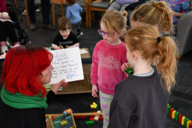 After Playgroup Victoria’s certificate presentations some of the children received an impromptu certificate of their own.