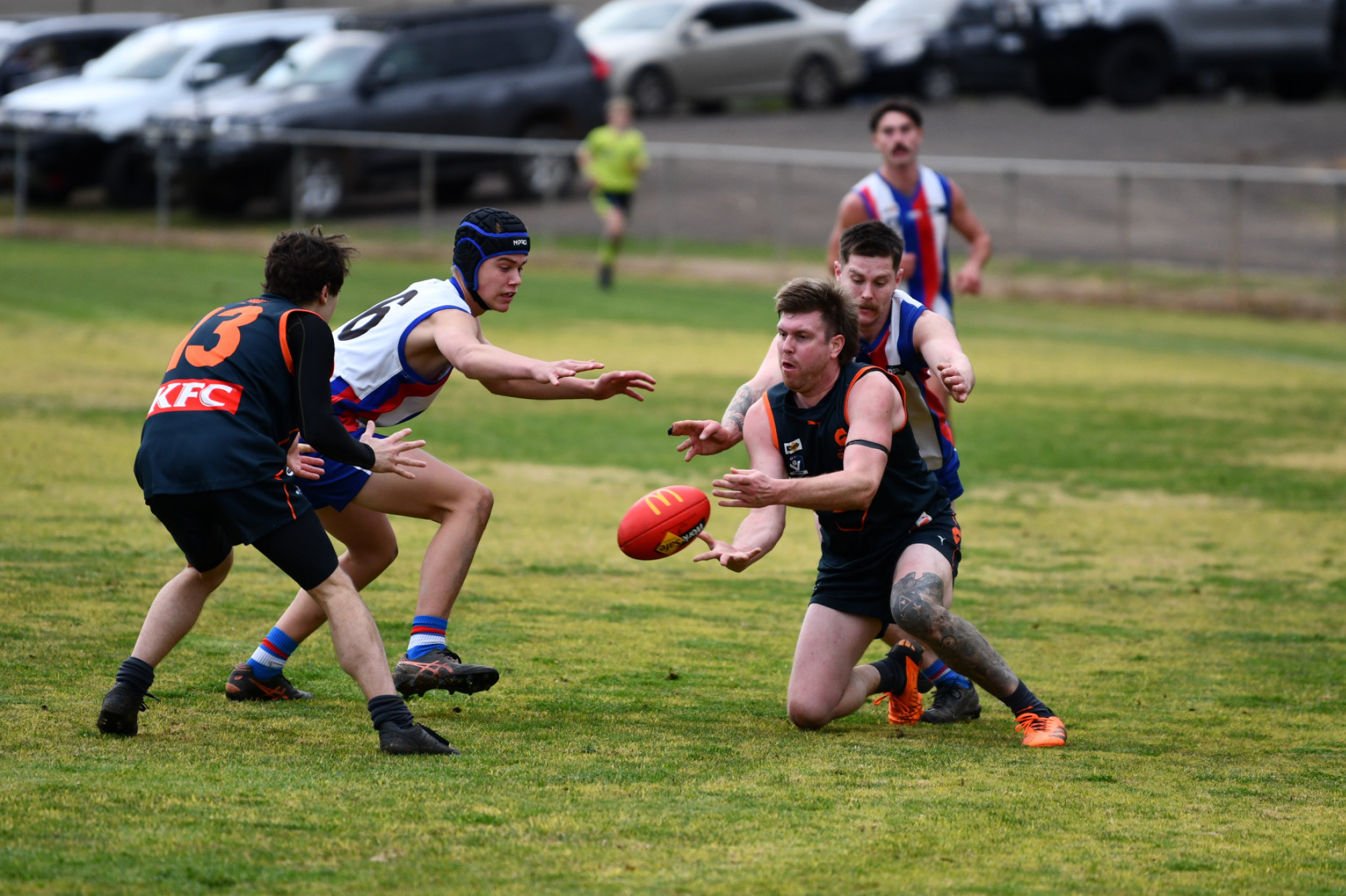 Murray Bond was brilliant as the last line of defence for the Maryborough Giants.