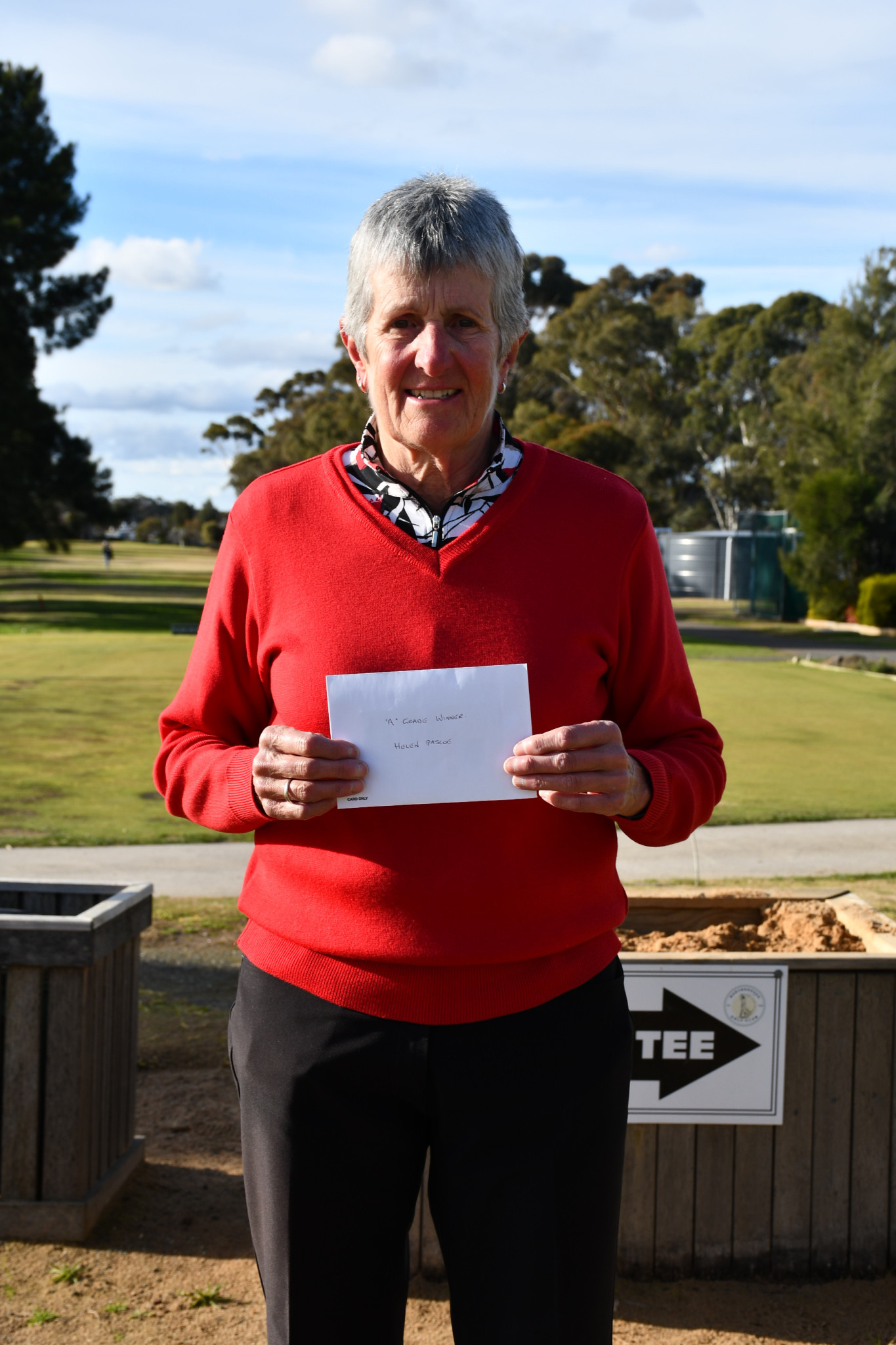 Helen Pascoe’s 37 points was enough to take out the individual stableford A grade competition.
