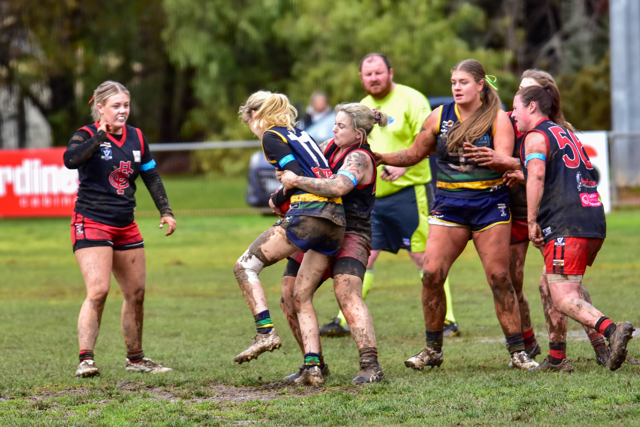 While Danae Every’s Carisbrook Lady Redbacks couldn’t grab a win to end their season, they didn’t go down without a fight, battling Lake Wendouree in less than ideal conditions on Sunday.