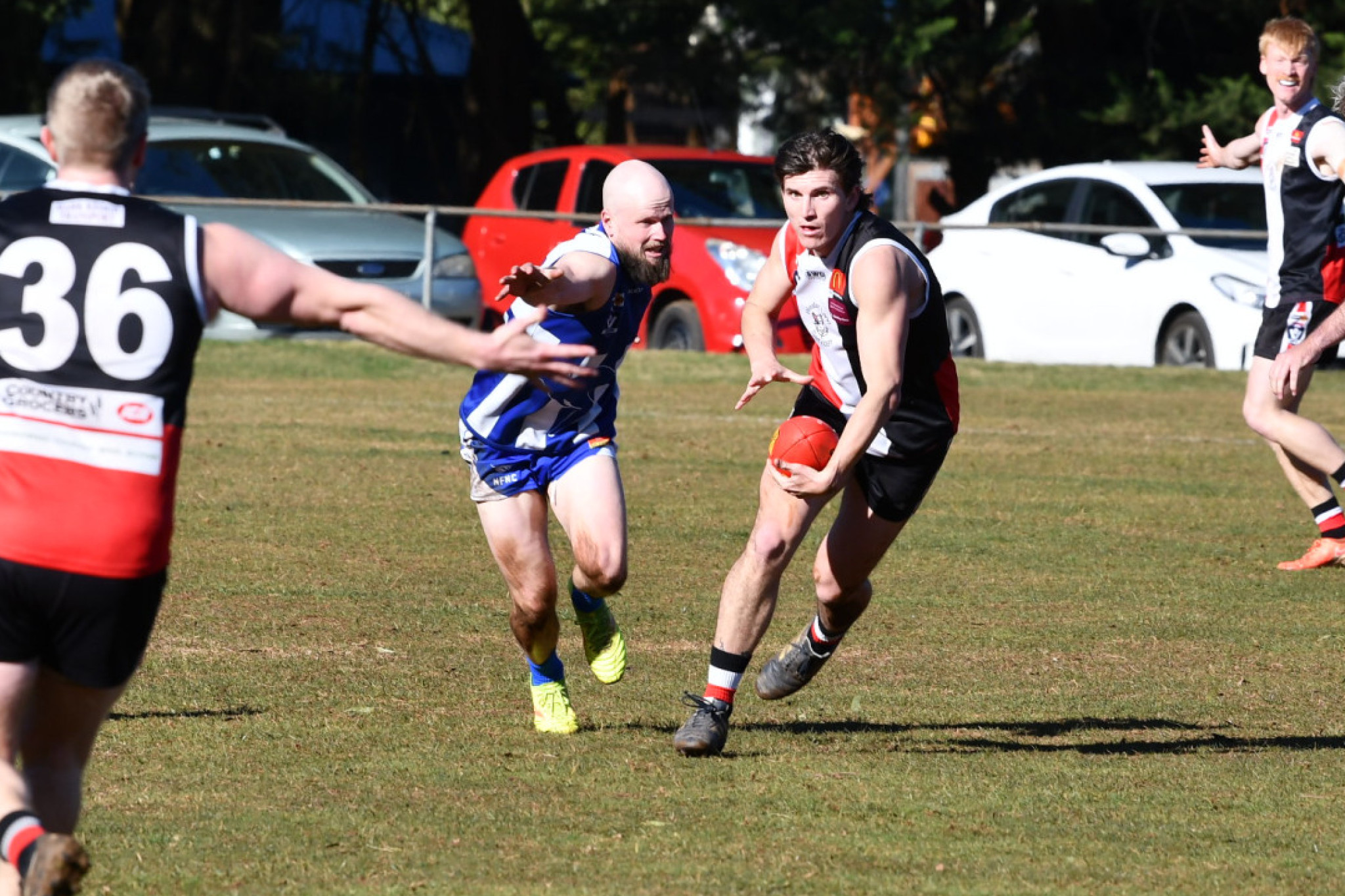 Thomas Fuller was once again a standout for Trentham in their convincing win over Newstead.