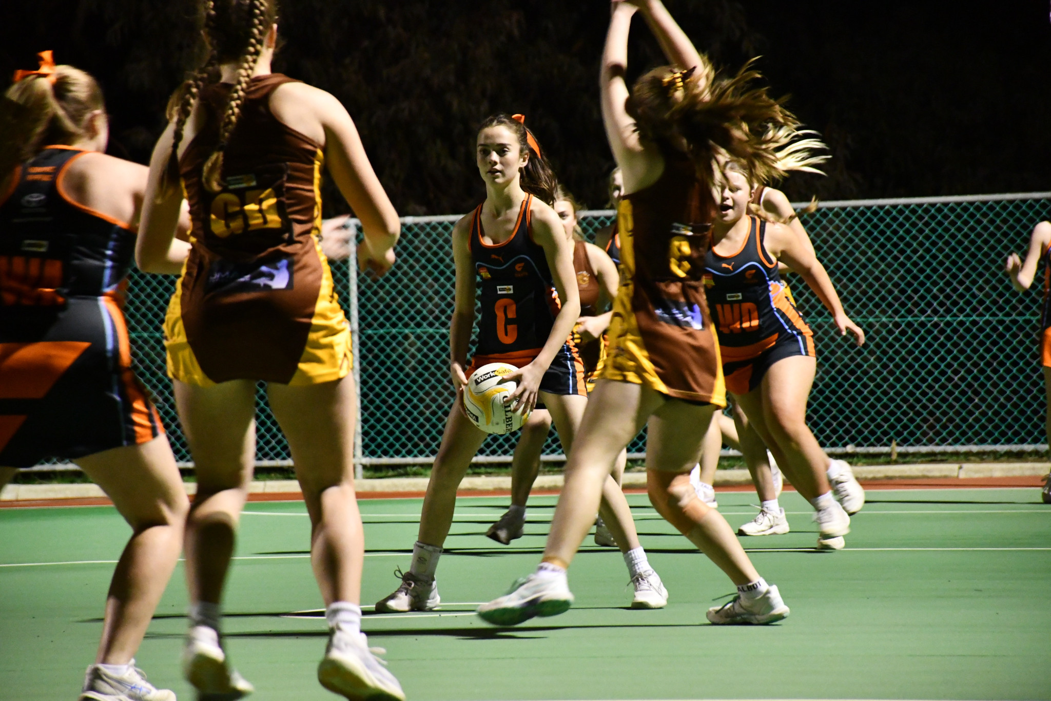 Georgie Allan’s 16 and under Maryborough Giants team put the icing on the cake of a fantastic winter season in the Maryborough Netball Association, winning Tuesday’s grand final versus Talbot.