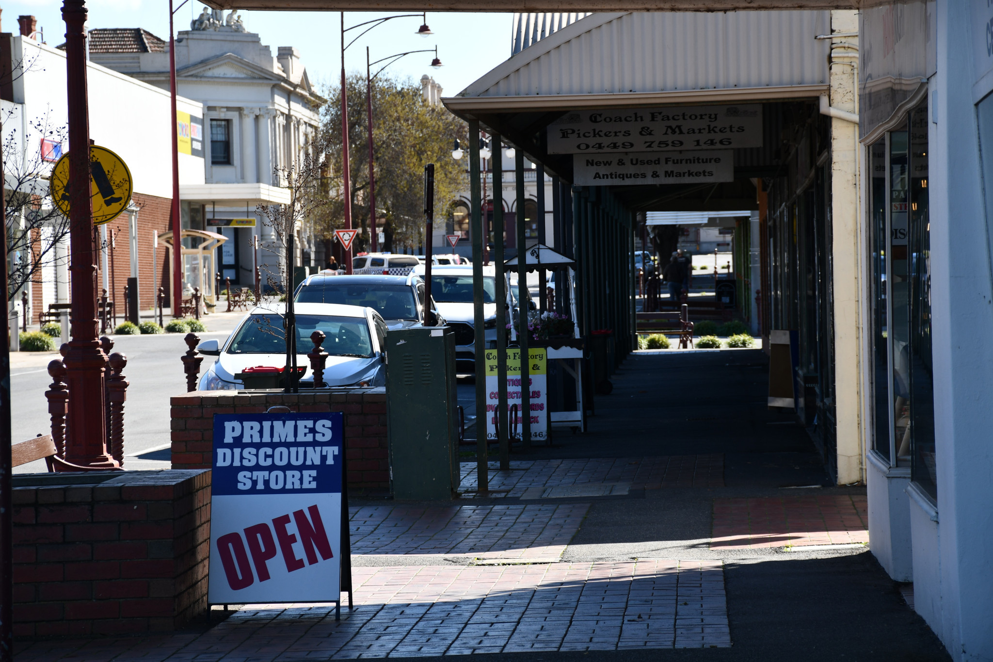 Businesses in Maryborough’s CBD will have designated areas where they are allowed to have signs and fixtures.