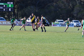 Pat Parr looks to make the most of a centre clearance for Lexton.